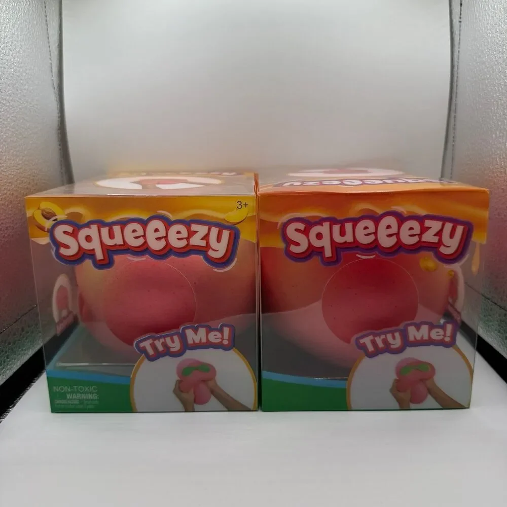 Sunny Days - Squeeezy Peach *100% Authentic* Viral Sensory Squish Toy (Set of 2)
